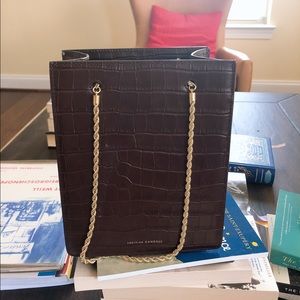 Loeffler Randall Croc-Embossed Leather Tote